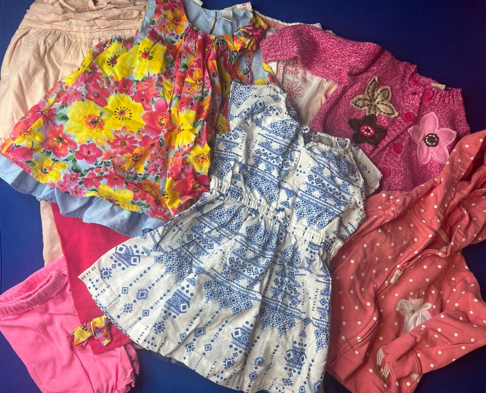 Lot of 16 piece girl clothes size 18 Months